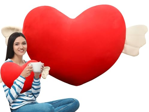 a forma di cuore a forma di cuore in velluto soffice, morbido e confortevole, elegante accento decorativo, romantico per camera da, soggiorno, soggiorno, dormitorio