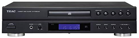 Teac CD-P1260 CD Player (MP3, CD-R/CD-RW), CD Musik-Spieler, mit Antischock-Funktionalität für klare Wiedergabe, Suchmodus für MP3 Discs, Kopfhöreranschluss, Fernbedienung, Schwarz