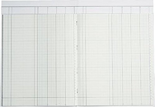 K+E Spaltenbücher /8611041-7104K40KL, blau, 4 Spalten, DIN A4, Inh. 40 Blatt
