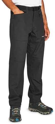 Rohan Men's Walking Trousers, Multi-Functional Bags Trousers- Packable Outdoor Travel Trousers with UPF 40+ UV Sun Protection - Carbon, 36 Regular