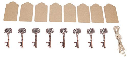 12 Stück Flaschenöffner In Schlüsselform Vintage Stil Antik Kupfer für Hochzeit Party Geschenkidee