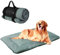 WESKIFAN Hundebett Katzenbett Hundedecke Waschbare Hundematte Tragbar Wasserdicht Faltbar mit Oxford-Gewebe für den Innen- und Außenbereich Camping Reise Urlaub Wandern 58 x 86 cm