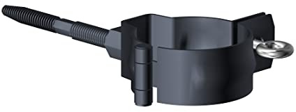 Trobak Fallrohrschelle DN 76 verzinkt anthrazit beschichtet