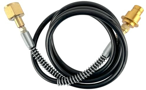 WELDINGER DUO Adapter-Hochdruckventilschlauch 2,0 m, geeignet für Wassersprudler Soda Stream Duo, Terra und Crystal 3.0