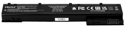 CRLYLC AR08XL 708455-001 Laptop Akku für HP ZBook 15 G1 G2, ZBook 17 G1 G2 Mobile Workstation Series HSTNN-IB4H HSTNN-IB4I HSTNN-DB41 HSTNN-C76C 707614-121 707614-141 707615-141 708456-001 Battery