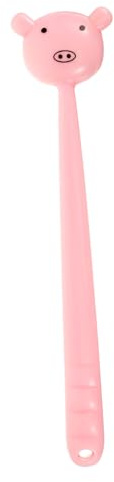 Ipetboom Martillo de Masaje de Silicona Rosa Kit de Masaje Compacto Ergonómico para Espalda Cuello y Cintura Herramienta de Terapia Corporal para Adultos y Mayores