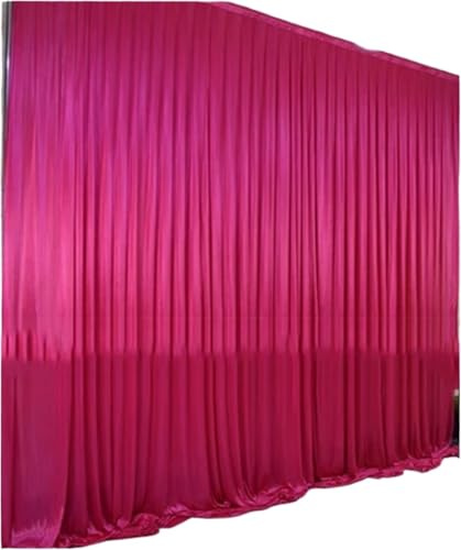 Bröllopsdekoration drapering stora evenemang bakgrund tyg fest gardin bröllop båge dekorationer (rosa 2, H 3 x L 1,5 m)
