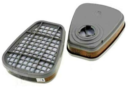 3M 06911 Gas & Vapour Filter 4 Pieces A1 Replacement For 7500 & 6000 Series