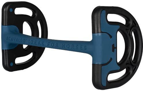 Filetto sensitive per cavalli in materiale plastico rinforzato con una linea in acciaio interna 12,5 cm