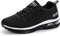 Sumateng Zapatillas de Deportes Hombre Mujer Zapatos Deportivos Aire Libre para Correr Calzado Sneakers Gimnasio Casual 835 Black White 34EU