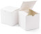 Switory Gift Boxes 50Pc 10x10x10cm, Kraft Paper Present Boxes with Lids for Crafting, Cupcake, Cardboard Bridesmaid Proposal Boxes,White Wedding Favor, Gift Ornaments, Easy Assemble Boxes