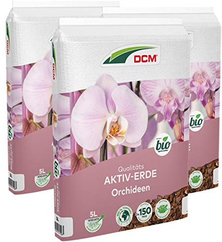 DCM-Cuxin Qualitäts Aktiv-Erde Orchideen, Sparpack 3 x 5 Liter