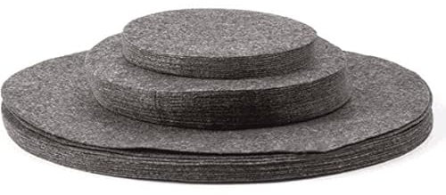 WANGCL Set di 3 divisori per Piatti in Feltro da 48 Pezzi, Set di 3 Misure per pentole da Forno, pentole impilabili, Protezioni per stoviglie da Cucina