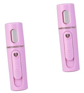 minkissy 2 Pulverizadores Faciales Led Con Medidor De Agua Instrumento De Belleza Para Pulverización Fría De Aniones Nanométricos.
