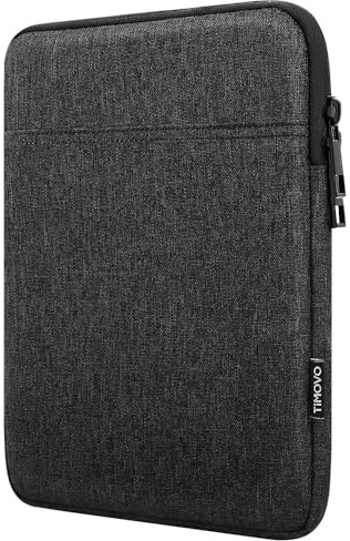 TiMOVO 8-9 Pouce Housse de Tablette pour iPad Mini 7 (A17 Pro, 2024), iPad Mini 6 (8.3-inch, 2021), iPad Mini 5/4/3/2/1, Sacoche de Protecion Portable avec Poches pour iPad Mini, Noir