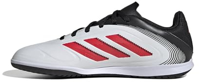 adidas Unisex – Barn COPA PURE III CLUB Indoor Football boots Kids, Cloud White/Lucid Red/Core Black, 33 EU
