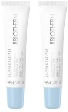 Biotherm Beurre des Levrès Lippenbalm, Lippenpflegestift mit Akazien-Zucker und wertvollen Ölen, pflegender Lippenbalsam mit Peeling-Effekt, für geschmeidige Lippen, 13 ml (Packung mit 2)