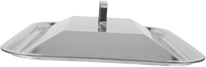 EXHUMKY Tapas Para Bandejas De Pescado Acero Inoxidable Rectangular Fundas Protectoras Para Hornear o Picnic Tapas Para Bandejas De Cocina