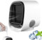 Mini enfriador de agua, enfriador Artic, Ozzi Cool, 3 velocidades de viento, tanque de agua de 300 ml que hace que el viento sea más fresco, filtro de algodón mejorado, luces coloridas, carcasa de