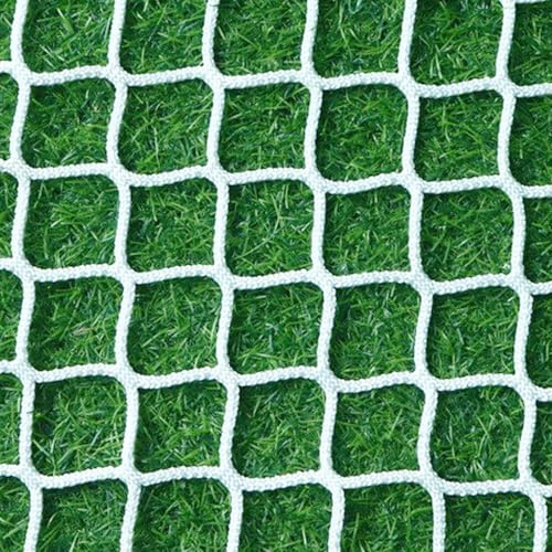 Pithsdp Safety Rope Net Kids Pet Stair Balcony Protection Net Baseball Softball Backstop Nets Outdoor Knotless Sports Netting(Size:1M×2M(3.3FT×6.5FT),Color:White)