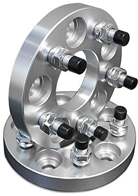 M MODAUTO Separador Ruedas del Vehículo, Espaciador de Ruedas, con Pernos Específicos,Anclaje 5x108, Grosor 20mm, Buje 65.1, con Doble Tornilleria, sin Centrador, Modelo F362A