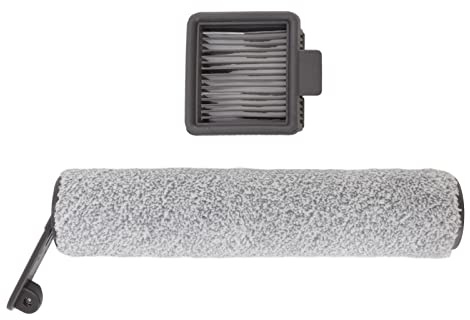 Ersättningsdel för golvmaskin, kompatibel med Dreame H12 H12 MAX golvmaskin dammsugare (1 borstrulle 1 filter)