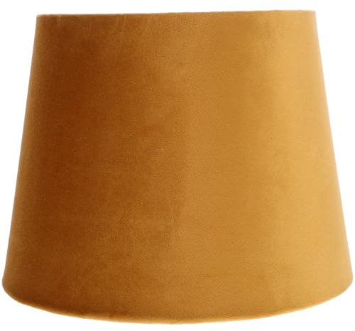 Luxshiny Lampenschirm Stoff E27-Fass Lampenschirm Stoff Lampenschirme Stoff Tischlampe Kronleuchter Lampenschirme Ersatz Für Stehleuchte Tischlampe Hängelampen Gelb