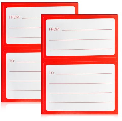 GLADFRESIT Postage Labels, 50PCS Envelope Label Sticker Self Adhesive Address Labels Printed Address Labels for Mailbox Envelope