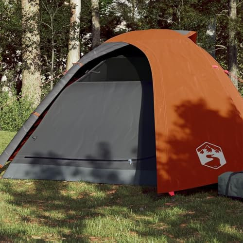 Homgoday Tienda de campaña para 4 personas, tienda de campaña, tienda de campaña, tienda de campaña familiar, trekking, tienda de campaña para exteriores, para camping, viajes, trekking, jardín, gris
