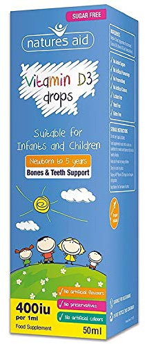 (3 PACK) - Natures Aid - Vitamin D3 400iu Drops | 50ml | 3 PACK BUNDLE