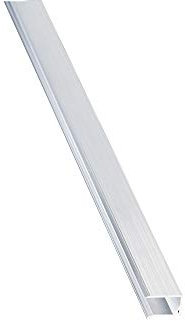 Alu-U-Abschlussprofil 10 mm silber mit Tropfnase, 1050 mm lang