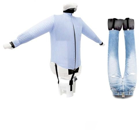 EOLO Stiracamicie Pantaloni SA04 INOX StiraAsciuga Automatico Camicie Pantaloni Stiratrice Robot Ferro Stiro Verticale Professionale Stirapanni 2 Programmi Made in Italy Garanzia 5 Anni Efficienza A++
