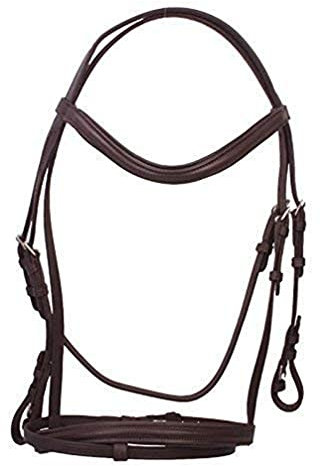 Kerbl Trensenzaum Standard Leder für Shetty, Braun, 321714