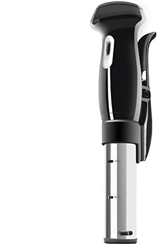 Cecotec Sous Vide Professional Series. Temperatura Ajustable Hasta 95ºC, Precisión de +/- 0,1ºC, Flujo de 10l/min, Programable, Temporizador, 1300 W, Negro / Plata