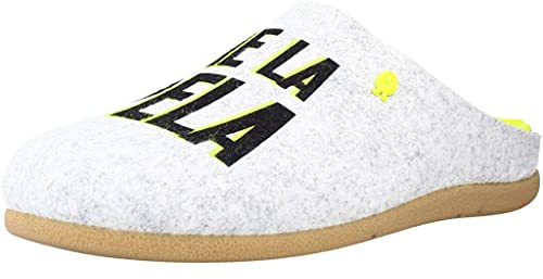 HOT POTATOES Varde, Pantuflas Hombre, Gris, 43 EU