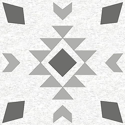 d-c-fix dalle PVC adhésive sol Ethno Style - 11 pièces - imperméable autocollant - carrelage revêtement carreaux pour salle de bain, cuisine & salon 30x30 cm