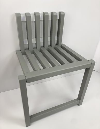 MEYEBP Wandklapphocker Badhocker, Eingangsbereich Bank Wandstuhl Unsichtbar, Holzschuhbank Klappbar, Tragkraft 150kg Duschsitz, Kreatives Hohles Design, Für Flur Bad Wohnzimmer