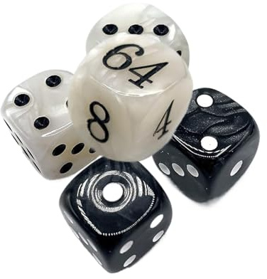 Backgammon professionale – Set di dadi di alta qualità in acrilico, doppio cubo da gioco, set di strategia interattiva, accessori da gioco per incontri con amici, casa, viaggi, all'aperto, gioco di