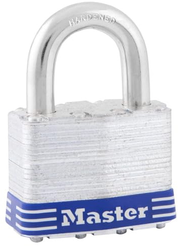 Master Lock 5D Keyed Padlock, Silver, 2 inch
