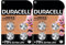 8 x Duracell CR 2032 Lithium (2 Blister mit 4 Batterien) 8 Batterien