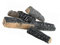 Set of 4 Ceramic Wood (0891) Decorative Wood for Bio-Ethanol or Gas Fireplace Heat Resistant Ceramic Logs Firewood