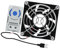 Ruarby 80mm USB Silenzioso Governi Sistemi di Ventola di Raffreddamento Con Controllo Della Temperatura Regolabile 0-60℃ Per Casa Gabinetto Home Theater