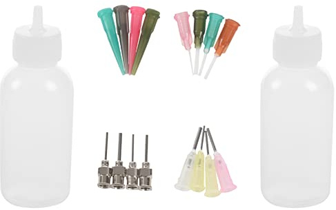 Vocdikficy 16St/Set Henna Kit Applikatormunstycken Flaskor Klistra i Tatuering Body Art Ritverktyg