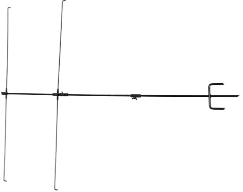 BIUDECO Support de Cible en Papier Métallique Réglable, Porte-Cible Robuste en Fer, Clip Portable pour Stand D’entraînement de Tir Extérieur, Accessoire Polyvalent pour Tir Sportif