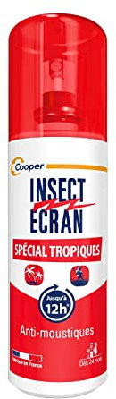 INSECT ECRAN - Anti-moustiques Tropiques - Spray répulsif peau - protection contre les piqûres de moustiques - Paludisme - Tropiques - 75 ml