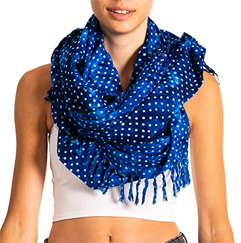PANASIAM Scarf 190x116 cm, B111 blue dot, L