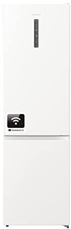 Hisense RB470N4SWC2 - Kühlschrank Premium Combi, No Frost, 2 M hoch, Klasse C, Flaschenhalter, AdaptCool-Technologie, umkehrbare Tür, leise 35 dB,