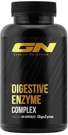 GN Laboratories Digestive Enzyme Complex (60 Kapseln) – umfassende Mischung von Verdauungsenzymen – Enthält Laktase – Verdauungsenzyme Made in Germany