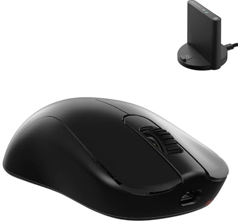 BenQ ZOWIE S2-DW 4K Mouse eSports wireless | scienza sportiva | ricevitore migliorato a 4K | 65g | simmetrico | senza driver | sensore 3950 | polling rate 4K