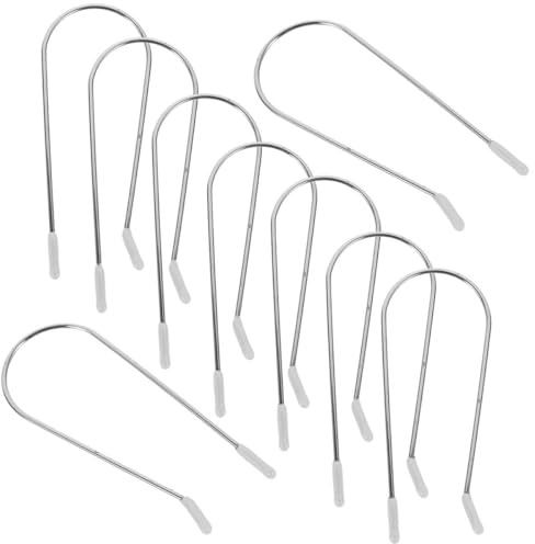 LALADEFIEE Lot de 20 Clips à Rouleau Chauffant pour Bigoudis, Accessoires Cheveux, Pince à Rouleau Chauffant en Acier Inoxydable 304, Rangement Facile